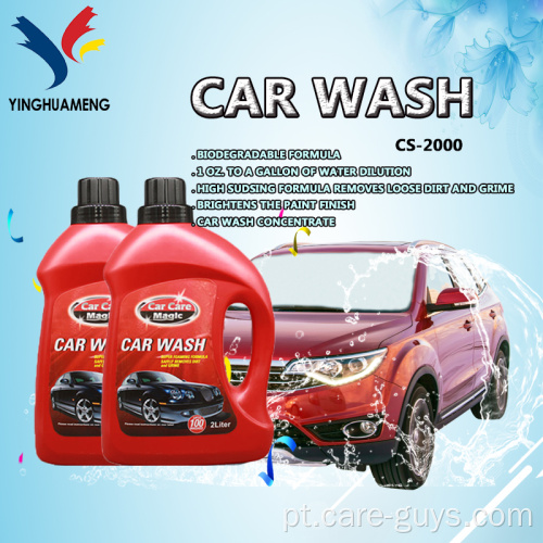 Cera de shampoo de carros para cuidados de carro para limpeza